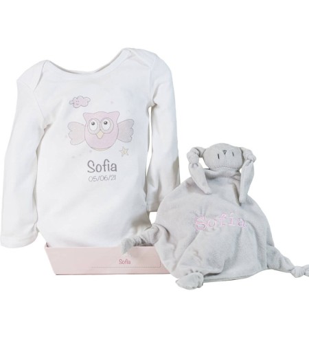 Regalo body y doudou personalizado