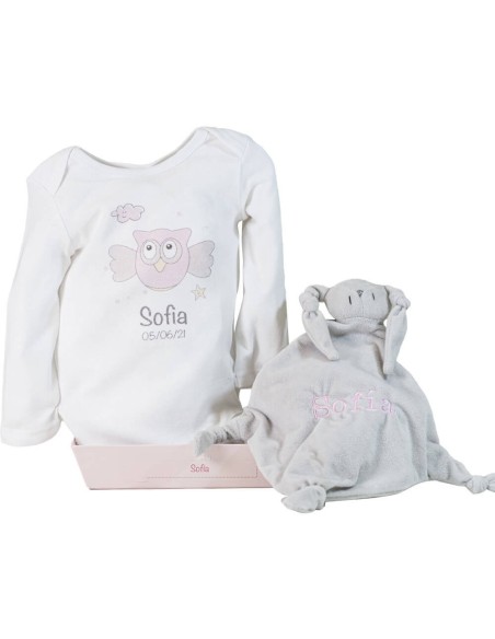 Regalo body y doudou personalizado