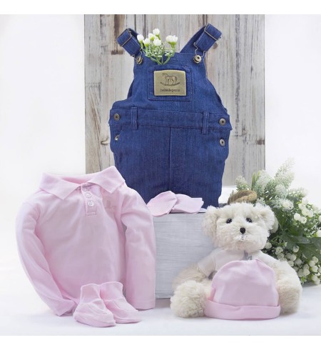 Regalo Conjunto de Ropa Bebé Con Oso de Peluche